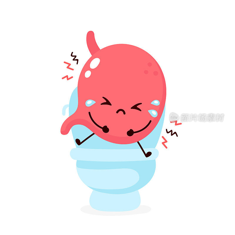 Sad sick cry cute stomach sitting on toilet
